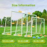 Durable Steel Soccer Goals for Backyard Training