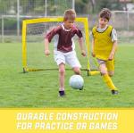 GoSports Portable Soccer Goal for Kids - Yellow