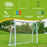 Durable Steel Soccer Goals for Backyard Training