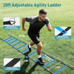 Agility Training Set with Ladder, Cones, Hurdles