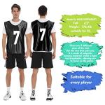PULUOMASI 12-Pack Soccer Scrimmage Training Vests
