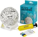 Mitre SCRIBALL Kids DIY Coloring Soccer Ball Set