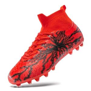 Kids High-Top Soccer Cleats for Training