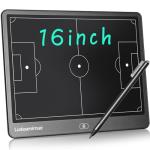 Electronic Soccer Coaching Board - 16 inch LCD Soccer Tactics Board with Stylus Pen, Soccer Coach Gifts, Training Equipment