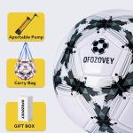 OFOZOZEY Classic Soccer Balls Set with Pump