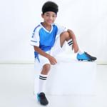 Brooman Kids Silver Firm Ground Soccer Cleats