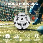 OFOZOZEY Classic Soccer Balls Set with Pump