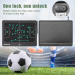 Electronic Soccer Coaching Board - 16 inch LCD Soccer Tactics Board with Stylus Pen, Soccer Coach Gifts, Training Equipment