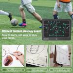 Electronic Soccer Coaching Board - 16 inch LCD Soccer Tactics Board with Stylus Pen, Soccer Coach Gifts, Training Equipment