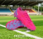 Womens Fuchsia Soccer Cleats for Firm Ground
