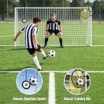 Backyard Soccer Goal with Target and 12 Cones