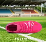 Womens Fuchsia Soccer Cleats for Firm Ground