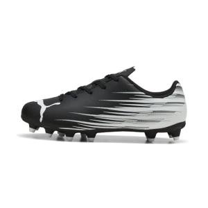 Puma ATTACANTO Kids Soccer Cleats, Black-White