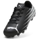Puma ATTACANTO Kids Soccer Cleats, Black-White