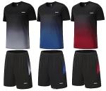 Men's Athletic Soccer Shirts and Shorts Set