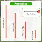 TOBWOLF Adjustable Soccer Agility Training Pole Set