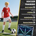 Soccer Training Mat with Technique Video and Socks