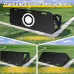 3-Angle Portable Soccer Rebounder Board for Training