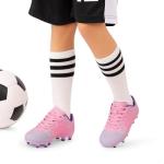 Youth Soccer Cleats for Kids - Pink/Purple