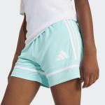 Adidas Girls Squadra 25 Soccer Shorts - Flash Aqua