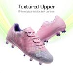 Youth Soccer Cleats for Kids - Pink/Purple