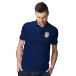 U.S. Soccer Woven Patch Polo Shirt - Navy