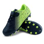 BROOMAN Kids Firm Ground Soccer Cleats - Navy Lime