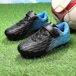 Skerxut Kids Soccer Cleats - Black/Blue