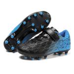 Skerxut Kids Soccer Cleats - Black/Blue