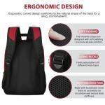 LARIPOP Soccer Backpack Soccer Bag with Ball Holder Shoe Compartment Large Capacity Youth Sports Gear Bag for Basketball Volleyball Gym Training