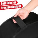 LaRandom Football Tackle Wheel - Football Tackle Dummy Ring with Straps for Youth - High-Density Sponge and Waterproof PU Soccer Training Equipment for Blocking, Hitting Drills and Practice(28 Inch)