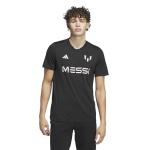 Adidas Men's Messi T-Shirt, Black Messi, Small