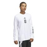 adidas Men's World Cup 26 Official Match Ball Graphic Long Sleeve T-Shirt, White, X-Large