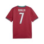 PUMA Men's FA Portugal Home Player Jersey Replica, Club Red-Green Lagoon SS26, Medium Fpf Replica