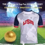 DIBEI USA 2026 World Cup Fan Soccer Jersey (U, Large)