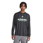 Adidas Men's House of Tiro Long Sleeve Jacquard Jersey, Black, Medium