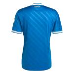 adidas Real Madrid 25/26 Men's Third Jersey (US, Alpha, Medium, Regular, Regular, Blue Bird)