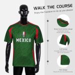 SINLEISI Mexico 2026 World Cup Fan Soccer Jersey (Mexico, X-Large)