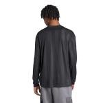 Adidas Men's House of Tiro Long Sleeve Jacquard Jersey, Black, Medium