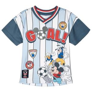 Disney Mickey Mouse Toddler Boys Mesh Soccer Jersey Athletic T-Shirt Gray/White 2T