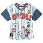 Disney Mickey Mouse Toddler Boys Mesh Soccer Jersey Athletic T-Shirt Gray/White 2T