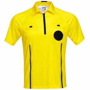 Murray Sporting Goods Pro-Style Soccer Referee Jersey - Short Sleeve | Officials Short Sleeve Soccer Referee Shirt (Yellow, Medium)