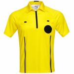 Murray Sporting Goods Pro-Style Soccer Referee Jersey - Short Sleeve | Officials Short Sleeve Soccer Referee Shirt (Yellow, Medium)