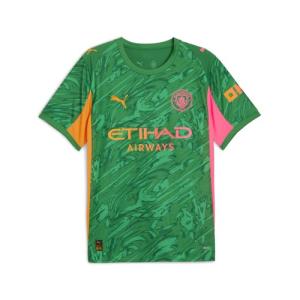 PUMA Men’s Manchester City FC 2025/26 Soccer Goalkeeper Jersey - Green - Size: L