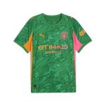 PUMA Men’s Manchester City FC 2025/26 Soccer Goalkeeper Jersey - Green - Size: L