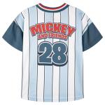 Disney Mickey Mouse Toddler Boys Mesh Soccer Jersey Athletic T-Shirt Gray/White 2T