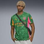 PUMA Men’s Manchester City FC 2025/26 Soccer Goalkeeper Jersey - Green - Size: L