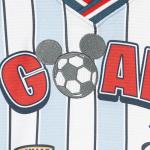 Disney Mickey Mouse Toddler Boys Mesh Soccer Jersey Athletic T-Shirt Gray/White 2T