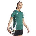 Adidas Womens Tiro 24 Jersey, Team Dark Green/White, Small