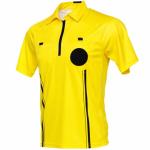 Murray Sporting Goods Pro-Style Soccer Referee Jersey - Short Sleeve | Officials Short Sleeve Soccer Referee Shirt (Yellow, Medium)